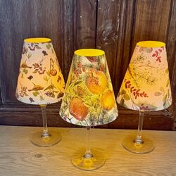 3 Italian paper lampshades - Christmas