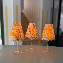 3 Italian paper lampshades - Broom and Eucalyptus