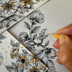 Postcard - 10 x 15 cm - Bouquet