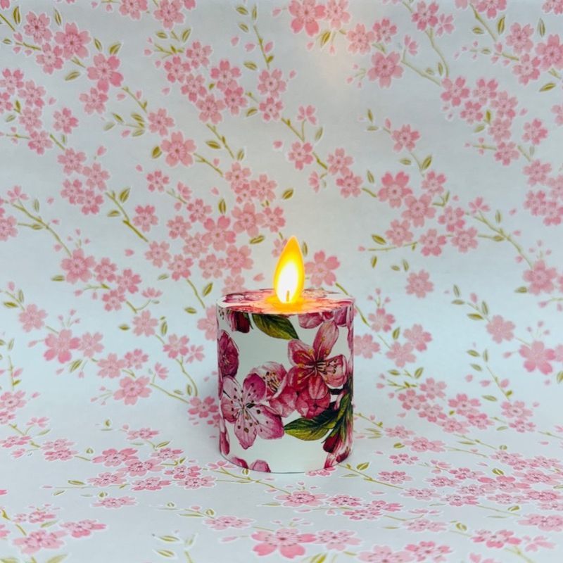 Lot De 6 Bougies LED Roses Sans Flamme - Fleur Décorative - Flamme Vacillante - Alimenté Par Piles - Pour Mariage, Saint-Valentin, Décoration Maison