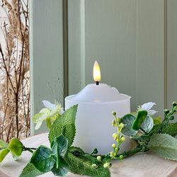 Lot De 3 Bougies Pilier En Cire De Paraffine Vacillante, Rechargeables Par USB, Télécommandées Avec Minuterie, Mèche Dansante Mobile, Décoration De La Maison