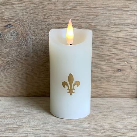 Bougie LED Imitation Cire Haute 30 Cm - Blanc Chaud, Dimmable, Avec Timer - Décoration Lumineuse