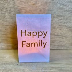 Led paper lantern - Happy Family