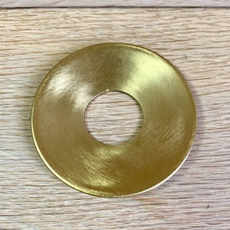 Golden castiron for candles - ø 2,3 cm