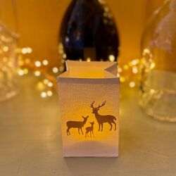 Photophore led - Famille de Cerfs