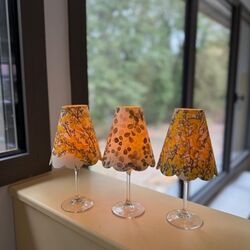 3 Italian paper lampshades - Broom and Eucalyptus