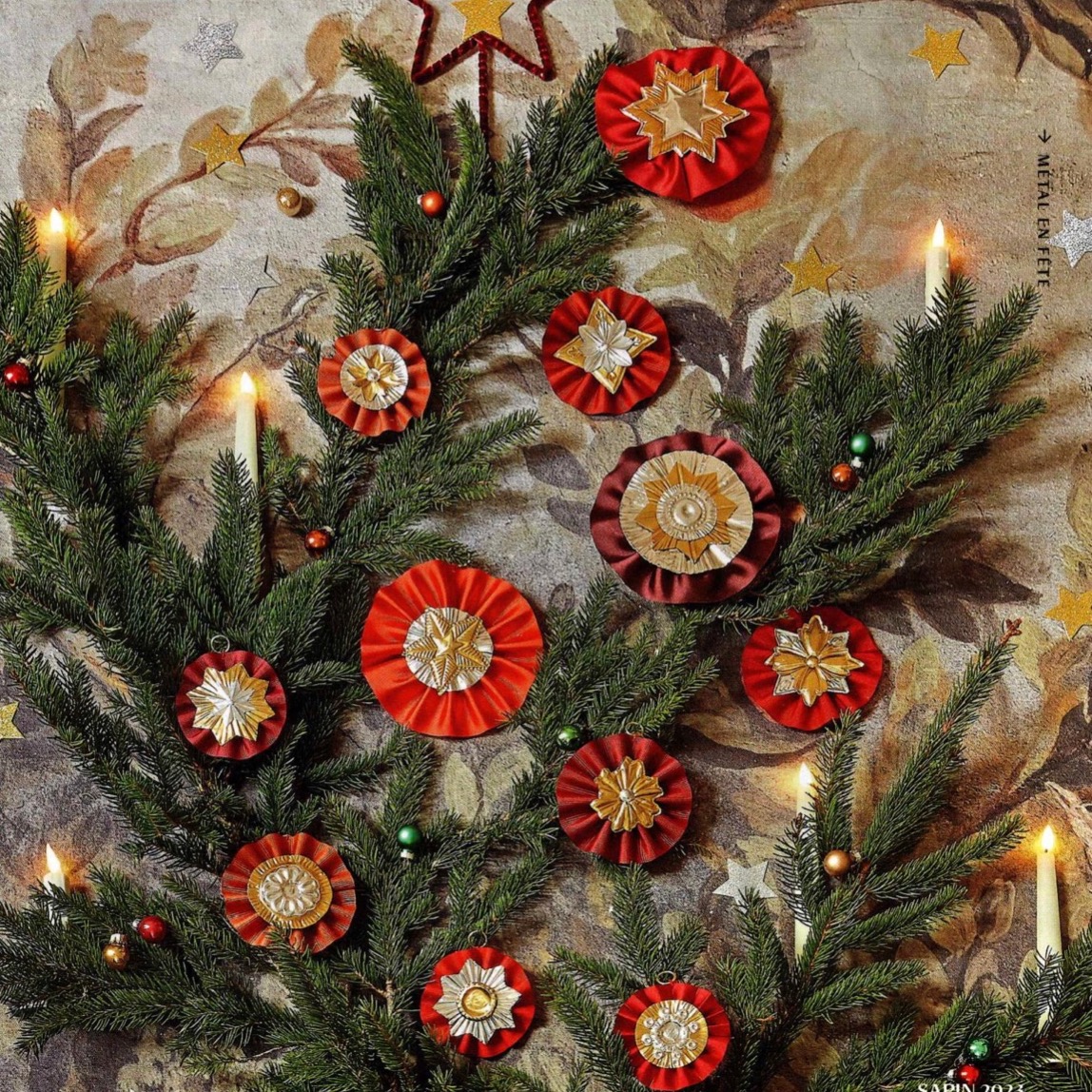 fabriquez votre sapin et installez des bougies led, c'est sans danger !
