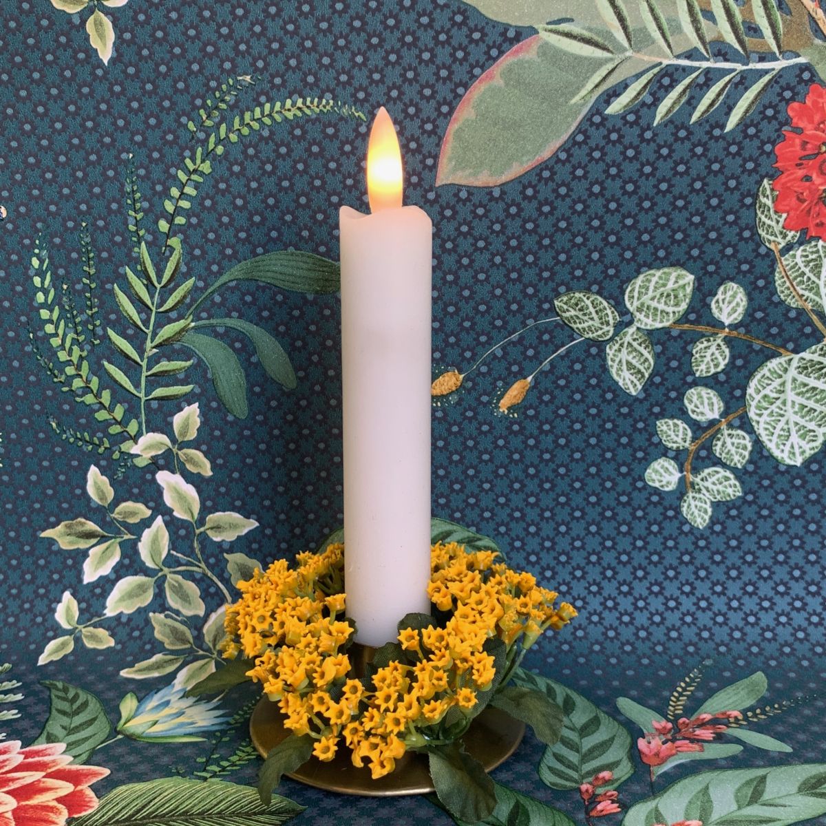 déco de table autour du jaune