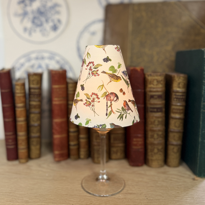 abat jour pour verre à pied, petite lampe