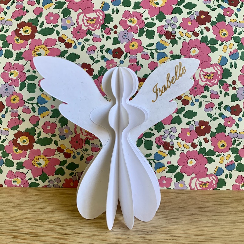 ange cadeau de naissance avec le prénom