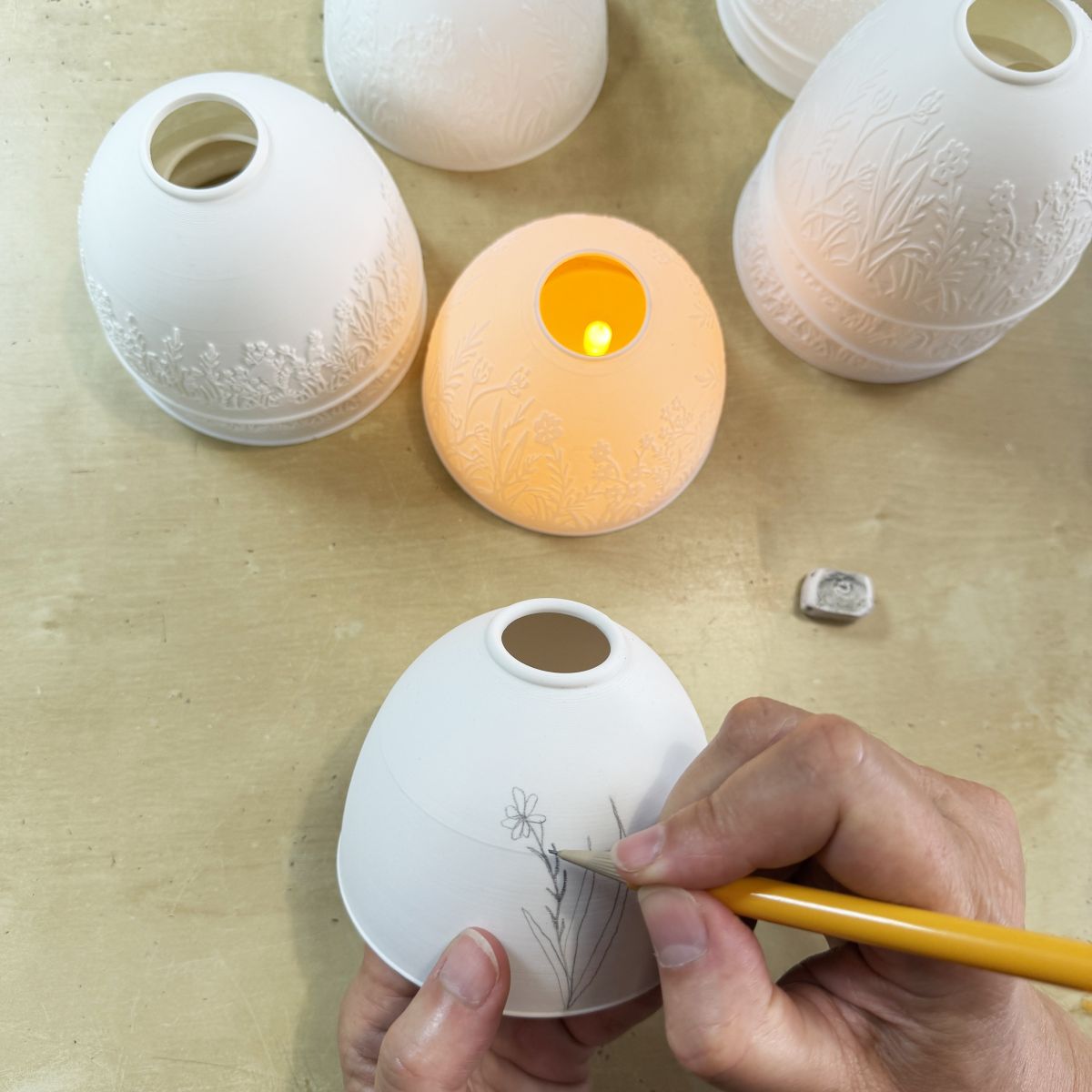dôme litophanie LED lumineux