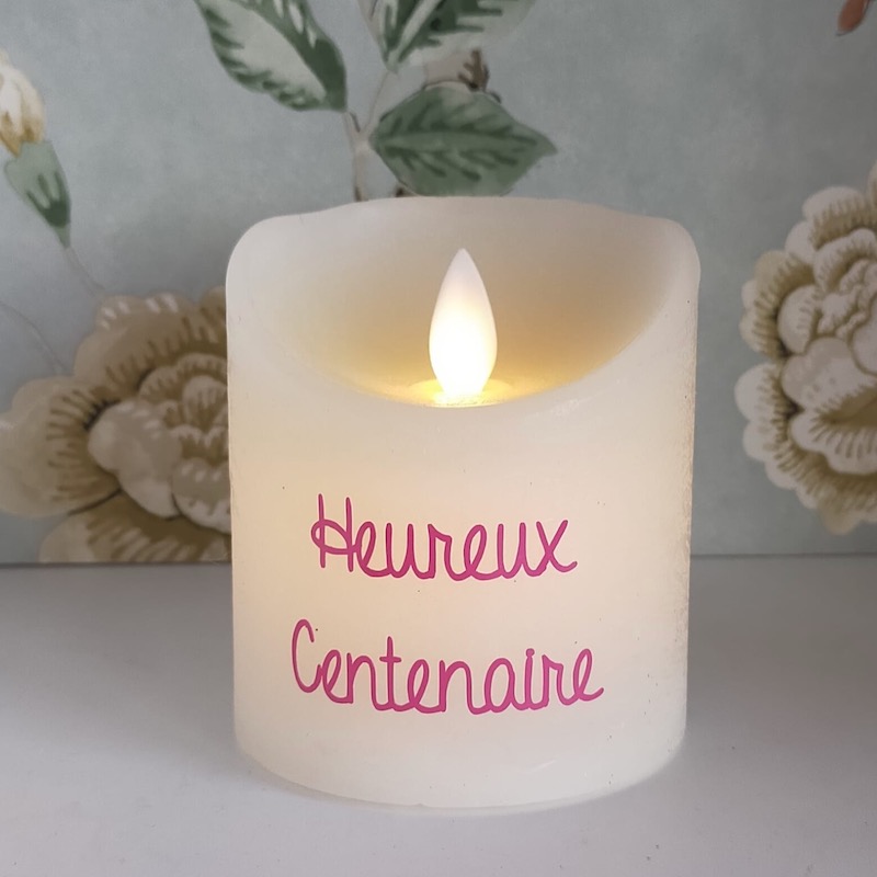 cadeau bougie d'anniversaire 100 ans