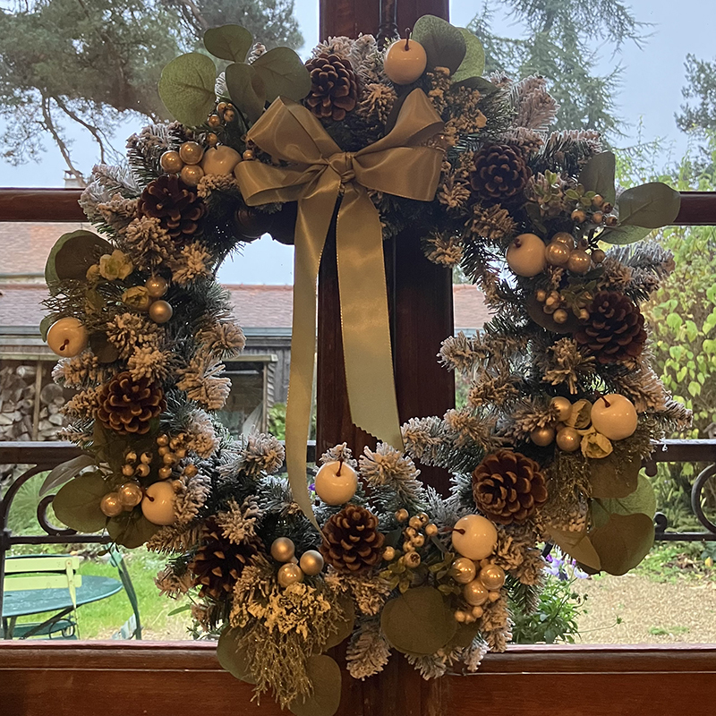 couronne de noel artisanale haut de gamme