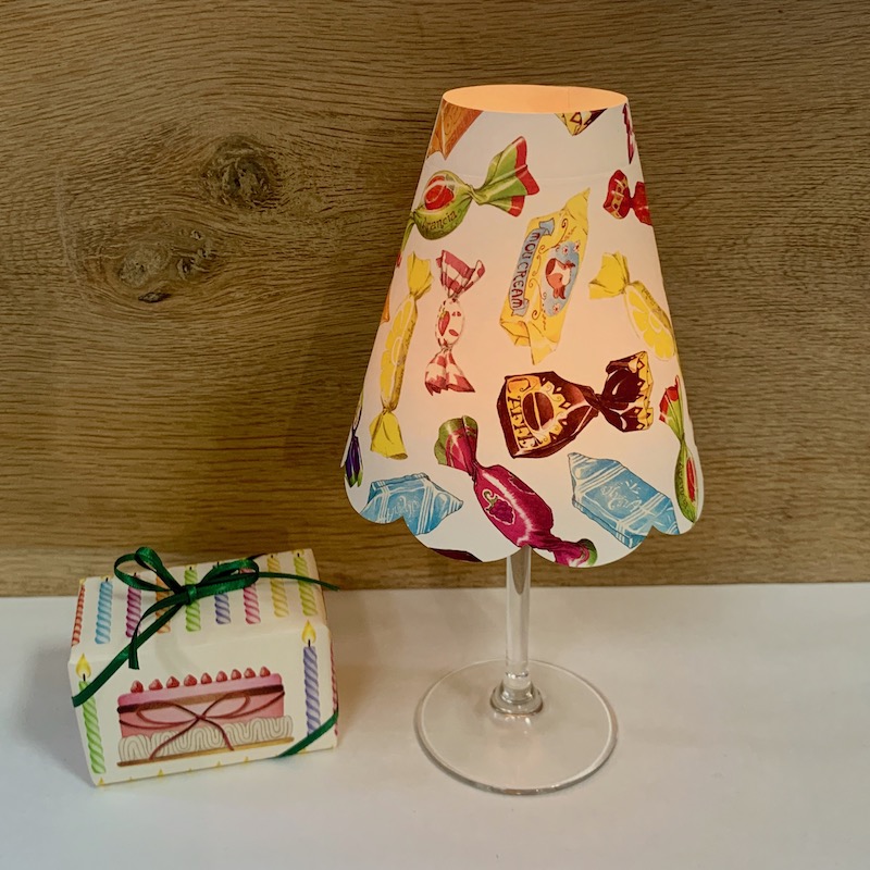 déco de table d'anniversaire, motif bonbons