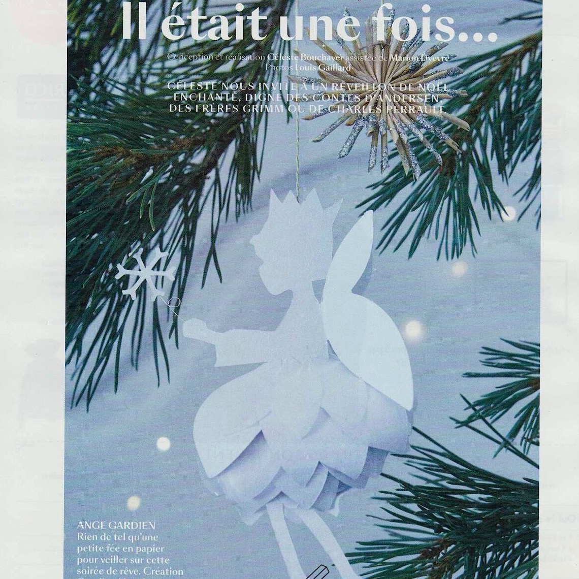 une guirlande guinguette pour revisiter la déco du sapin de Noël