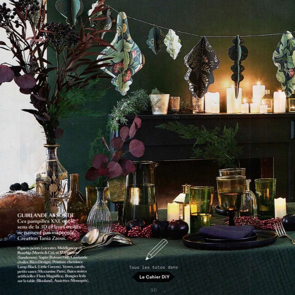 multipliez les bougies Led sur une table pour la rendre festive 