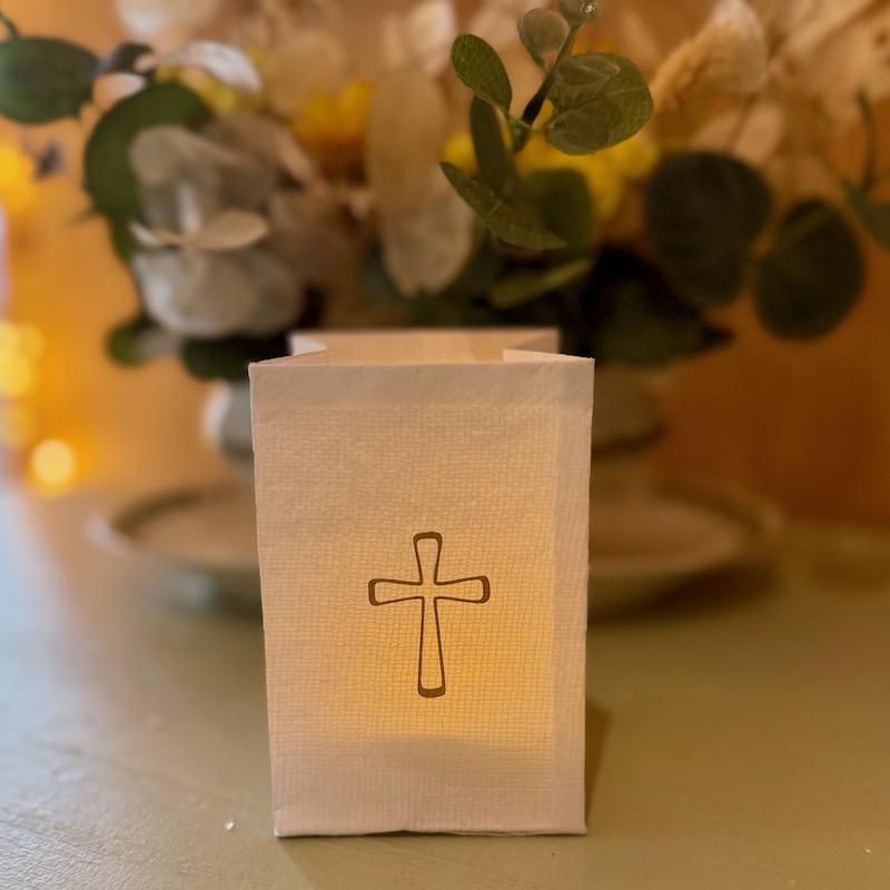 photophore led illuminer pour un coin prières sans danger