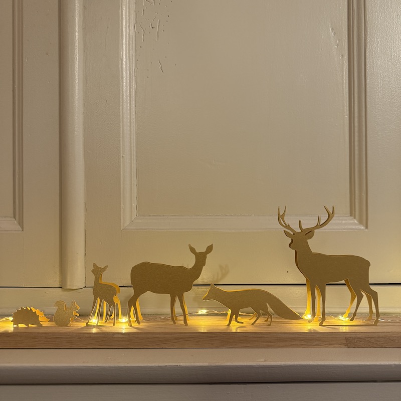 saynette lumineuse animaux de la forêt