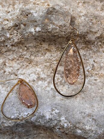 Boucles d'oreilles TESS ROSE