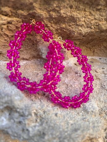Boucles d'oreilles TIA FUCHSIA