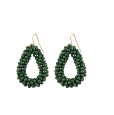 BOUCLES D'OREILLES STACY VERT