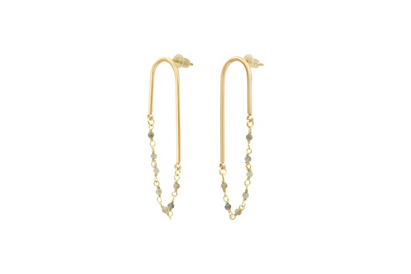 Boucles d'oreilles SISSI amazonite