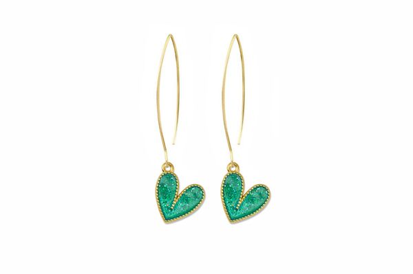 Boucles d'oreilles SYBIL VERT