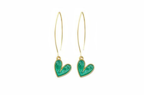 Boucles d'oreilles SYBIL VERT