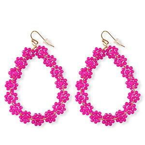 Boucles d'oreilles TIA FUCHSIA