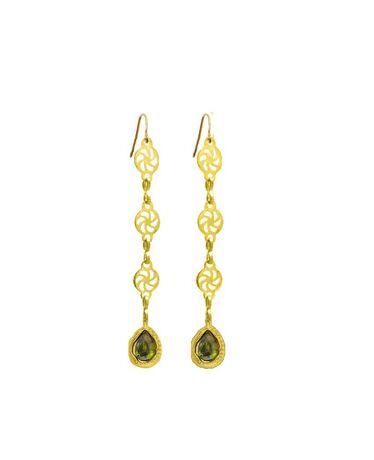 BOUCLES D'OREILLES THELMA VERT