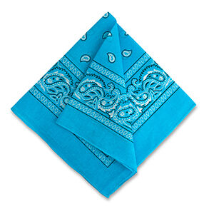 BANDANA BLEU TURQUOISE