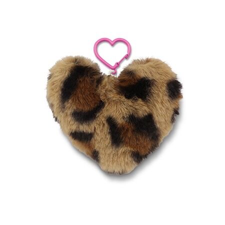 BIJOU DE SAC LÉOPARD - ROSE F