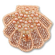 BROCHE COQUILLAGE DORÉ