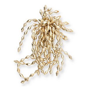 BROCHE GRAPPE PERLÉE