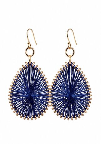 BOUCLES D'OREILLES VALENTINE BLEU