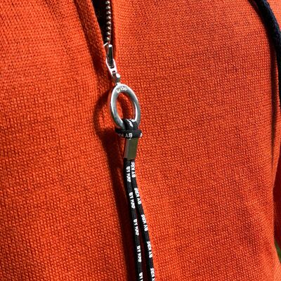 Gilet DOBLONE ORANGE avec capuche