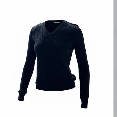 Pullover col V BEIGE