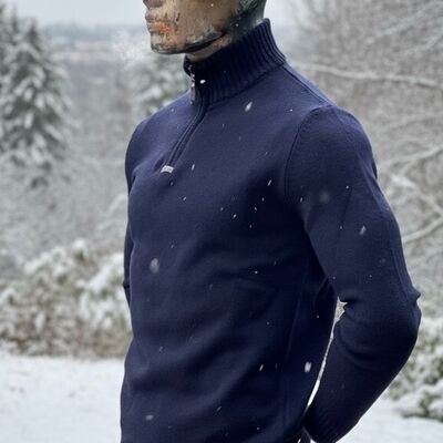CASHMERE TOUCH pull col camioneur