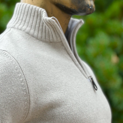 CASHMERE TOUCH pull col camioneur