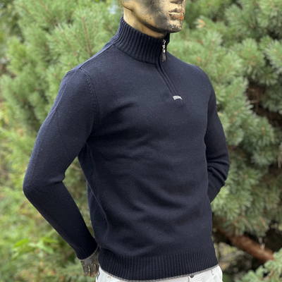 CASHMERE TOUCH pull col camioneur
