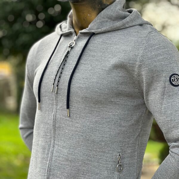 Gilet DOBLONE avec poches et capuche homme