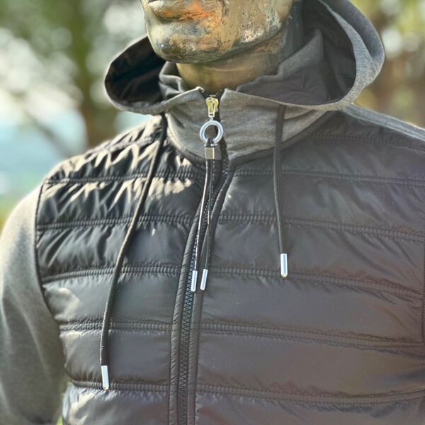 TALENT sweat-shirt homme noir/gris