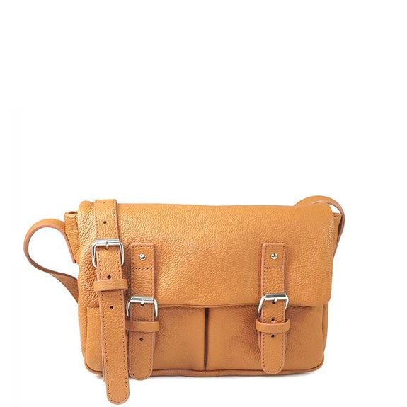 Sac Besace en Cuir grainé petit format BONN 11- taille small