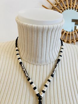 Pull soie roulé écru