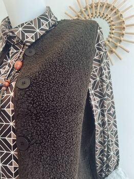 Gilet sans manches Mouton marron