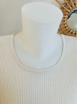 Pull soie taille L ivoire