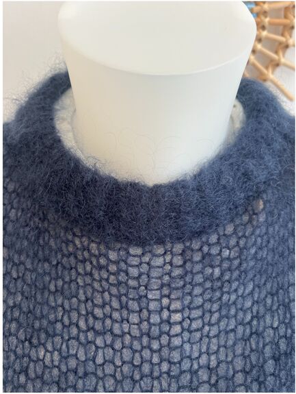 Pull Mohair marine