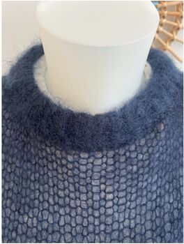 Pull Mohair marine