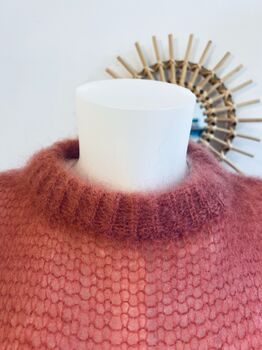 Pull Mohair terra cotta