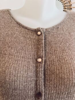 Cardigan mohair  taupe